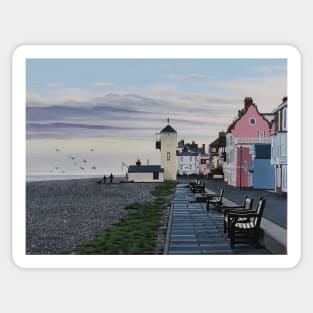 Aldeburgh Beach Painting Sticker